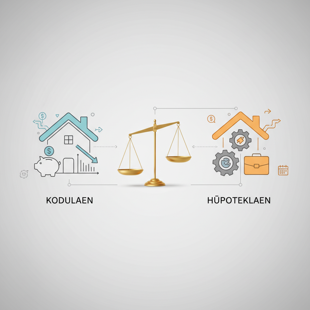Hüpoteeklaen vs kodulaen: selgitame peamisi erinevusi