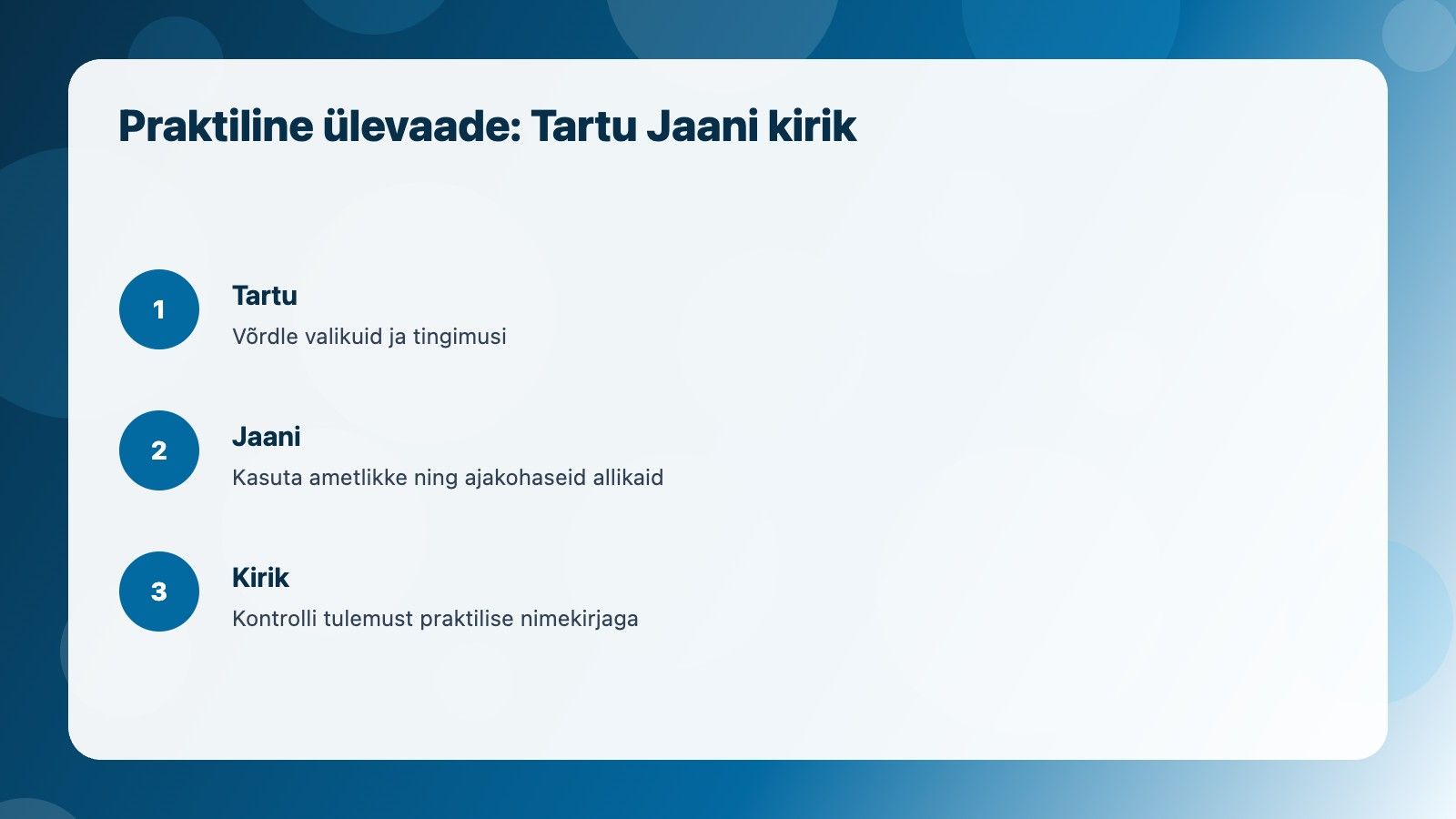 Visuaalne ülevaade: Tartu Jaani kirik