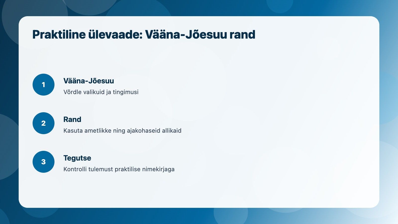 Visuaalne ülevaade: Vääna-Jõesuu rand
